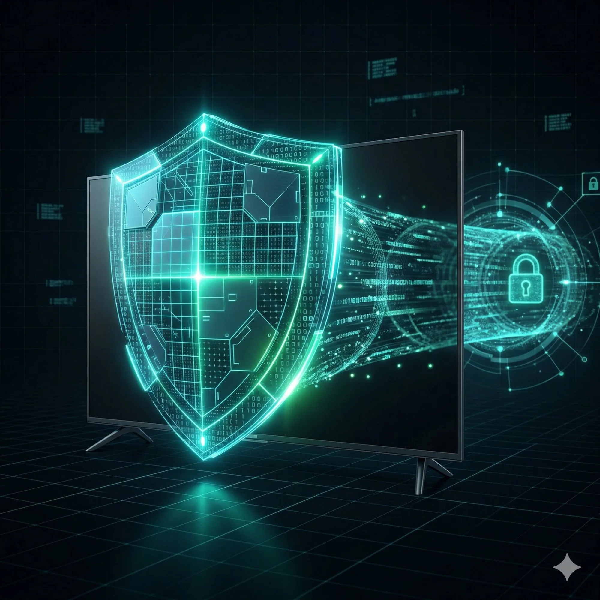 Segurança IPTV Portugal VPN escudo proteção de privacidade Smart TV