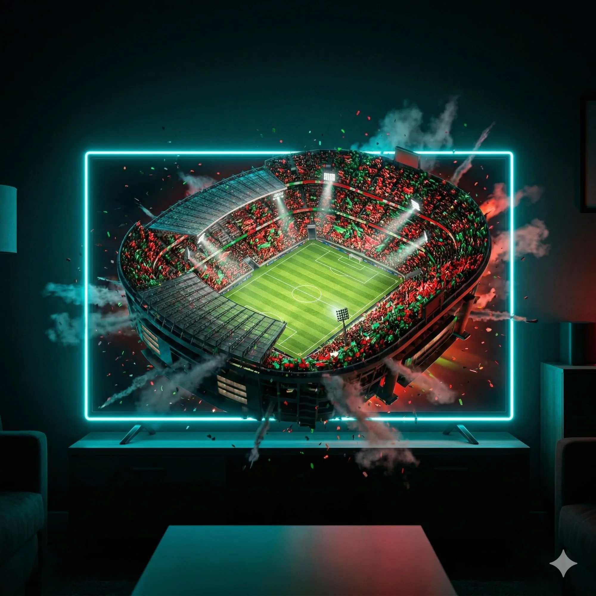 Liga Portugal e Champions League em 4K streaming IPTV estádio de futebol