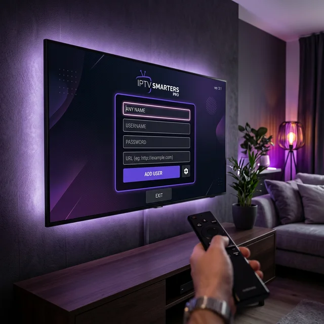 Screenshot do guia de instalação IPTV Smarters Pro